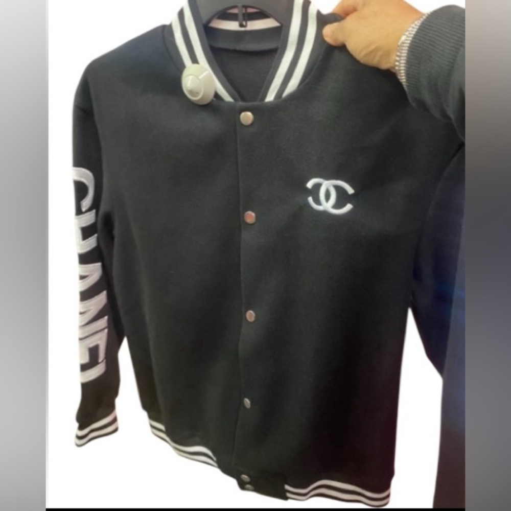 Black or Red Baseball Jacket Sz S - 1X